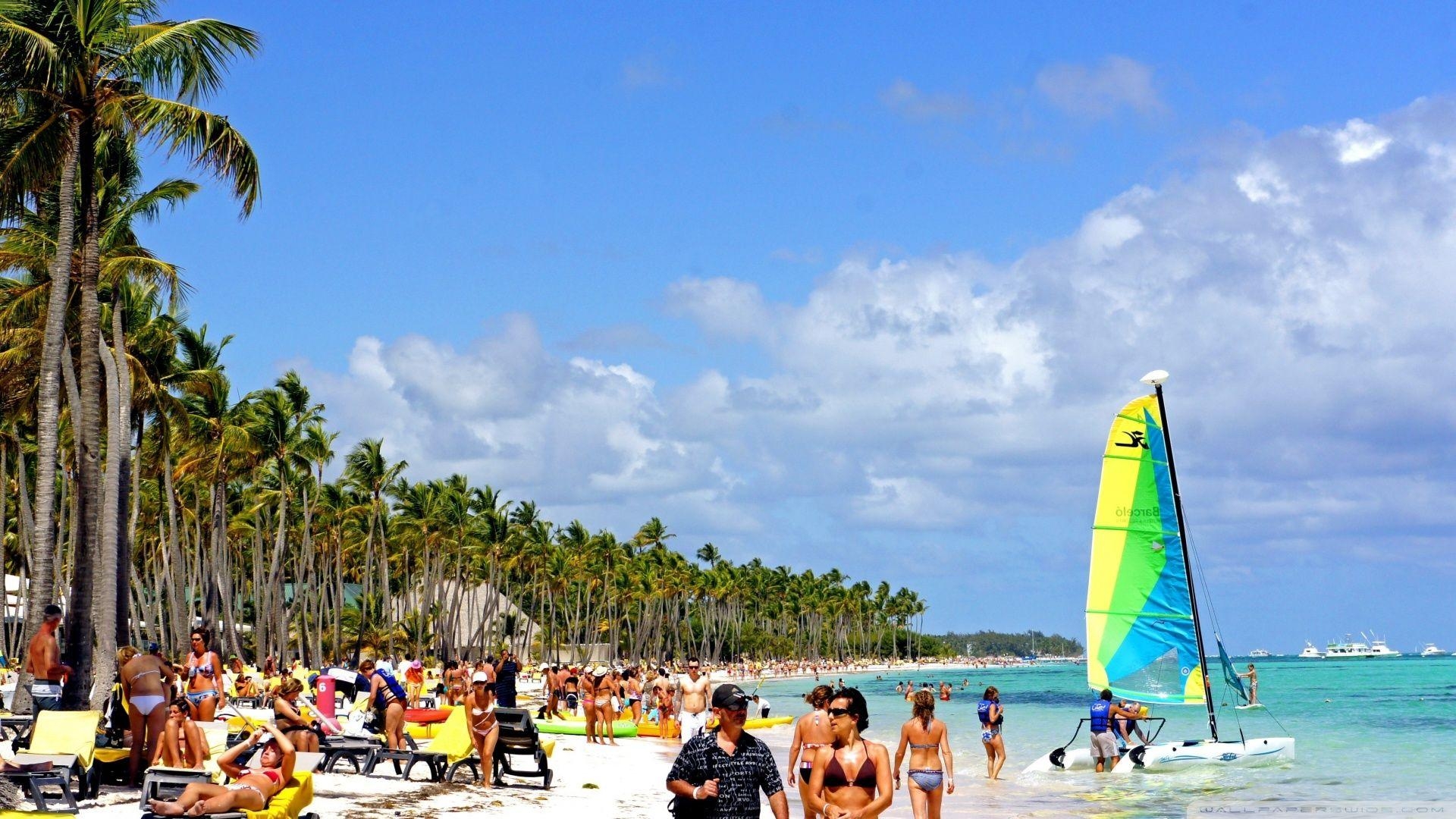 1920x1080 Beach In Dominican Republic HD desktop wallpaper, Widescreen, Desktop