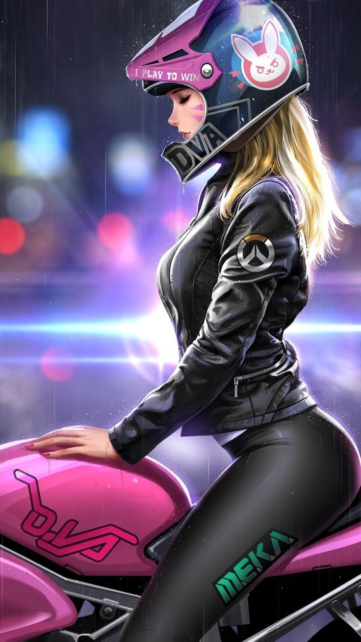 740x1310 Biker Anime Girl iPhone Wallpaper Free Biker Anime Girl iPhone Background, Phone