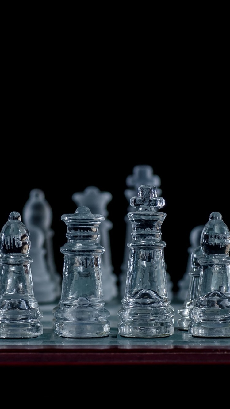 750x1340 Glass Chess  IPhone 8 7 6 6S Wallpaper, Background, Picture, Image, Phone