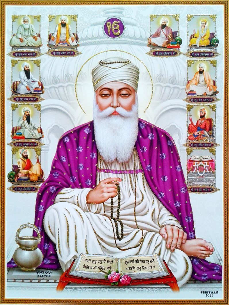 800x1070 Guru Nanak Dev Ji The Ten Gurus of Sikhism (via ebay: Indian_ash). Guru nanak wallpaper, Nanak dev ji, Dev ji, Phone