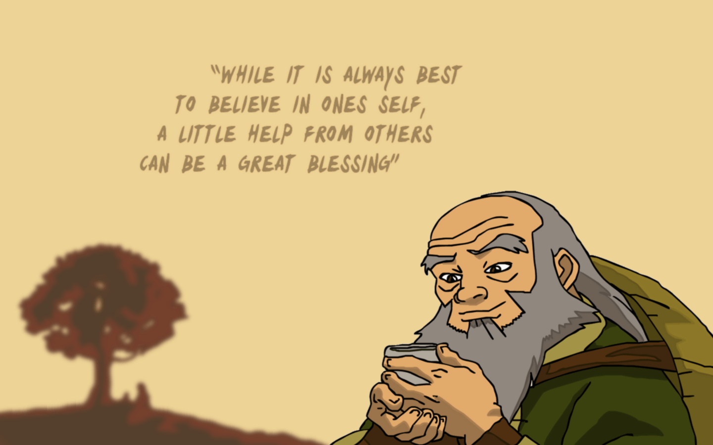 1440x900 Uncle Iroh Wallpaper Gadget and PC Wallpaper, Desktop