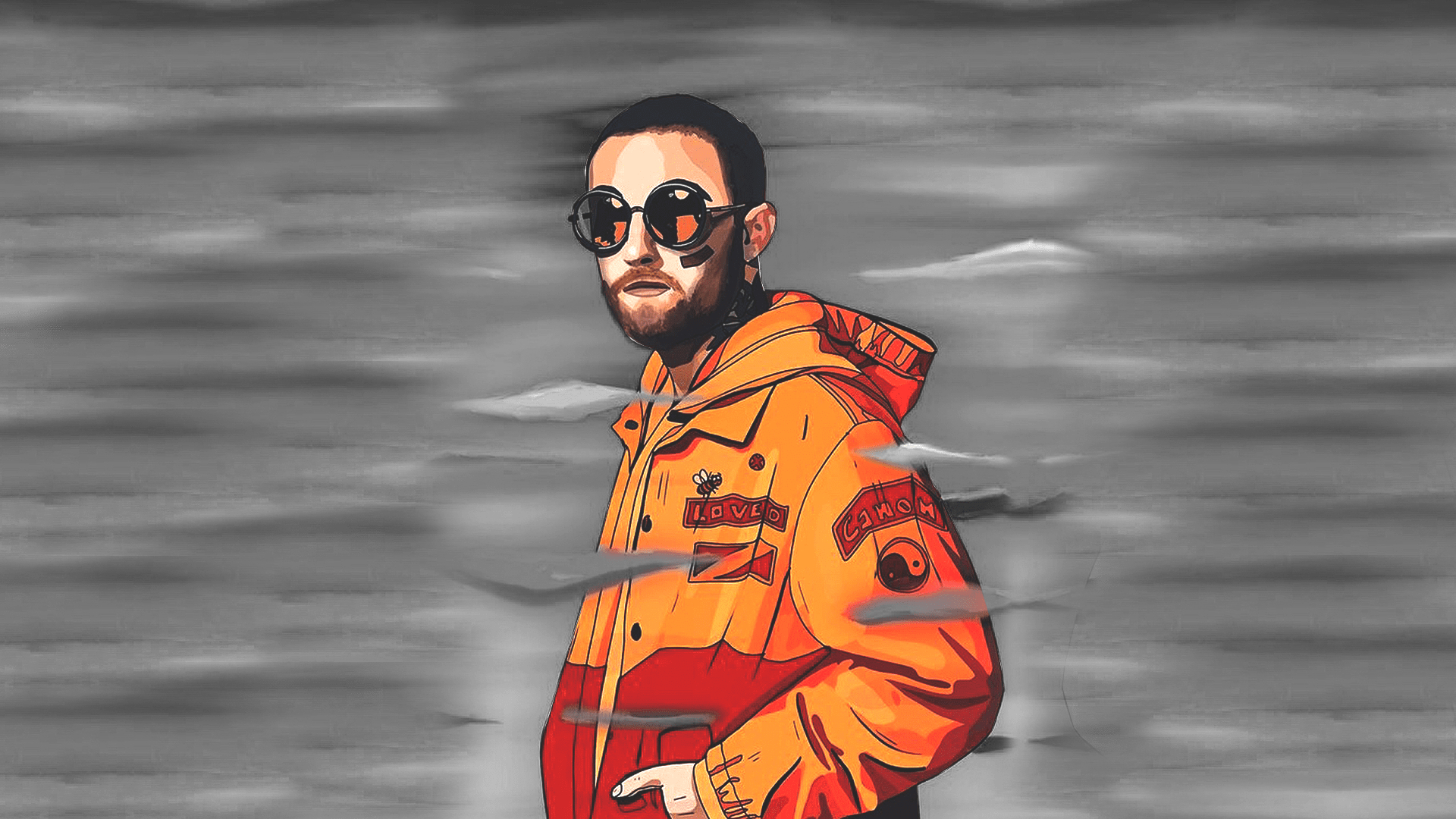 1920x1080 Mac Miller Wallpaper Discover More Android, Background, Cool, Desktop, Iphone Wallpaper. /mac Miller/. Mac Miller, Mac, Painting Wallpaper, Desktop