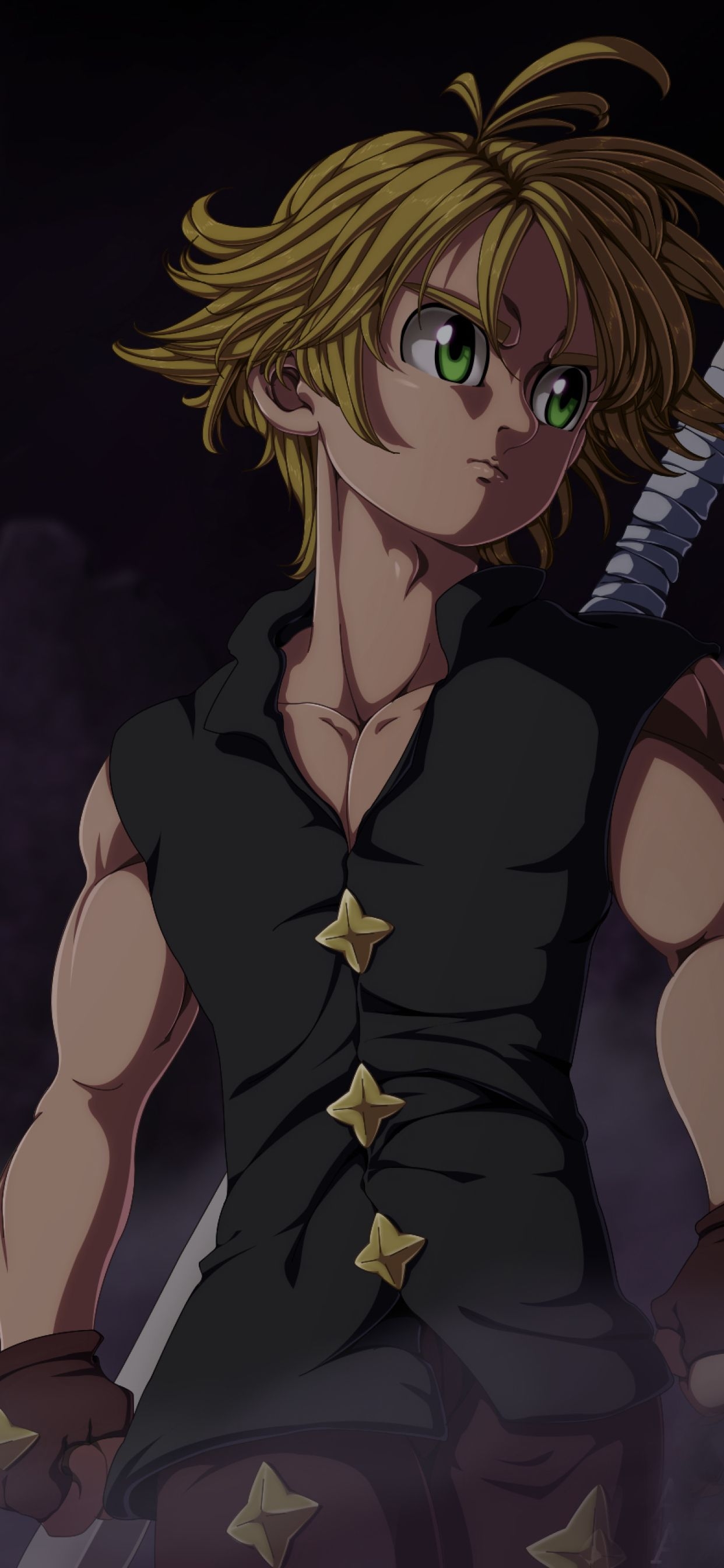 1250x2690 Meliodas and Ban iPhone XS MAX Wallpaper, HD Anime 4K, Phone