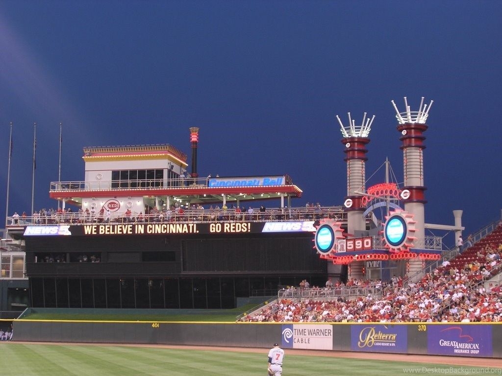 1030x770 Panoramio Photo Of Go Reds! Great American Ball Park At Night Desktop Background, Desktop