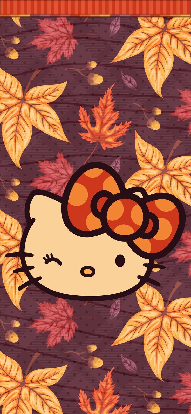 740x1600 Cute walls by me♡. Fall wallpaper, Hello kitty image, Hello october, Phone