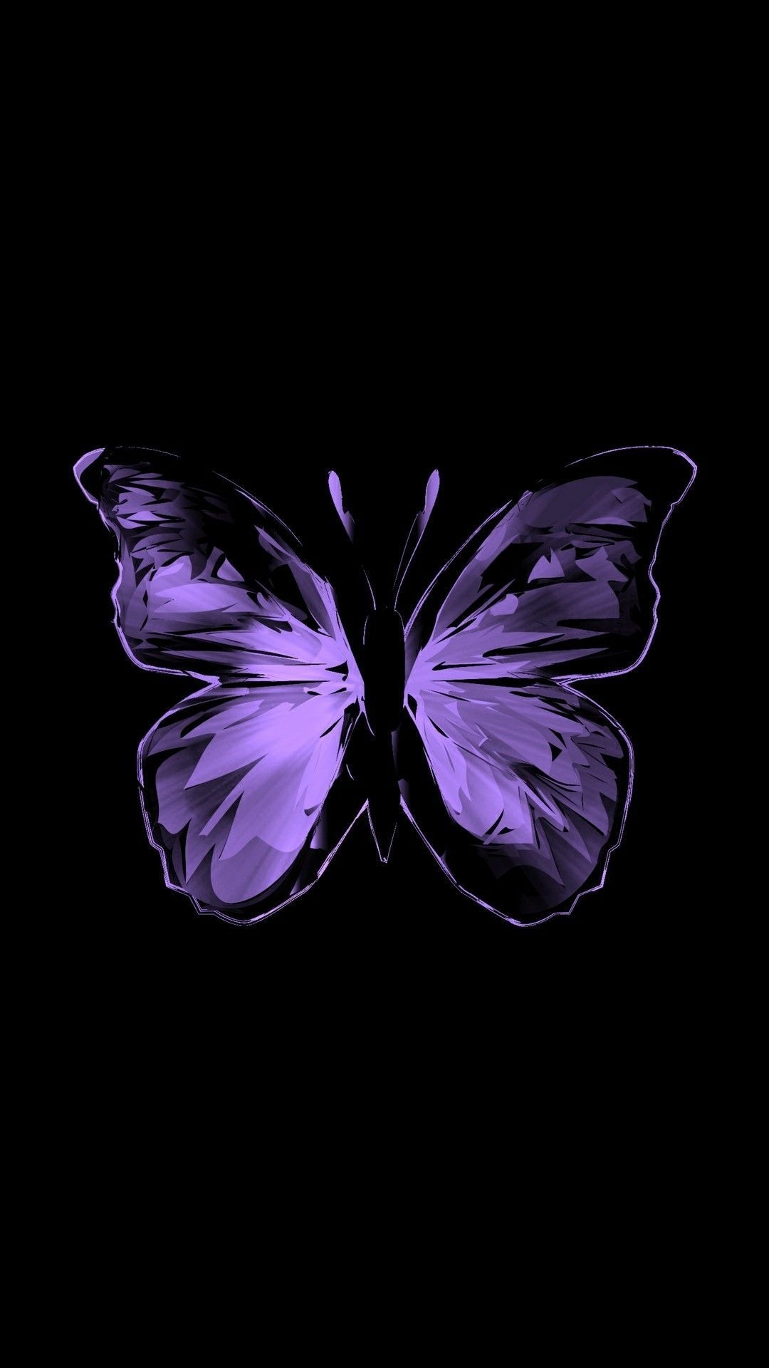 1080x1920 Dark Purple Butterfly Wallpaper Free Dark Purple Butterfly Background, Phone