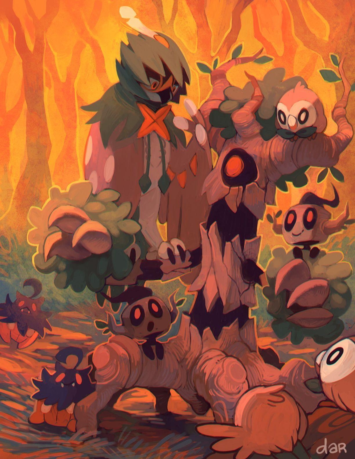 1230x1590 Yay Phantump and Trevenant! Trained one for Sun version!. Pokémon, Phone