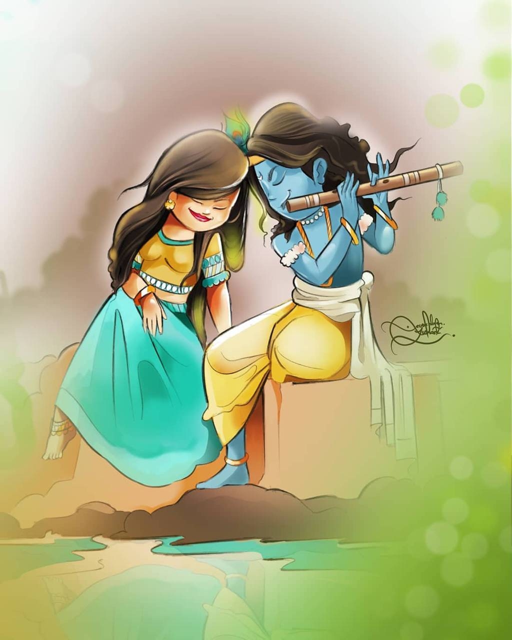 1030x1280 Radha krishna wallpaper, Phone