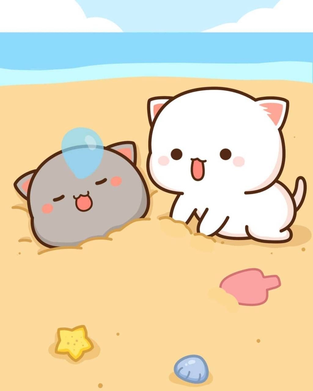 1030x1280 Mochi Cat wallpaper, Phone