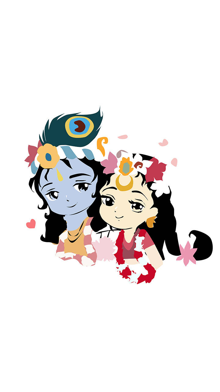 720x1280 Download Krishna iPhone Radha Vector, Phone