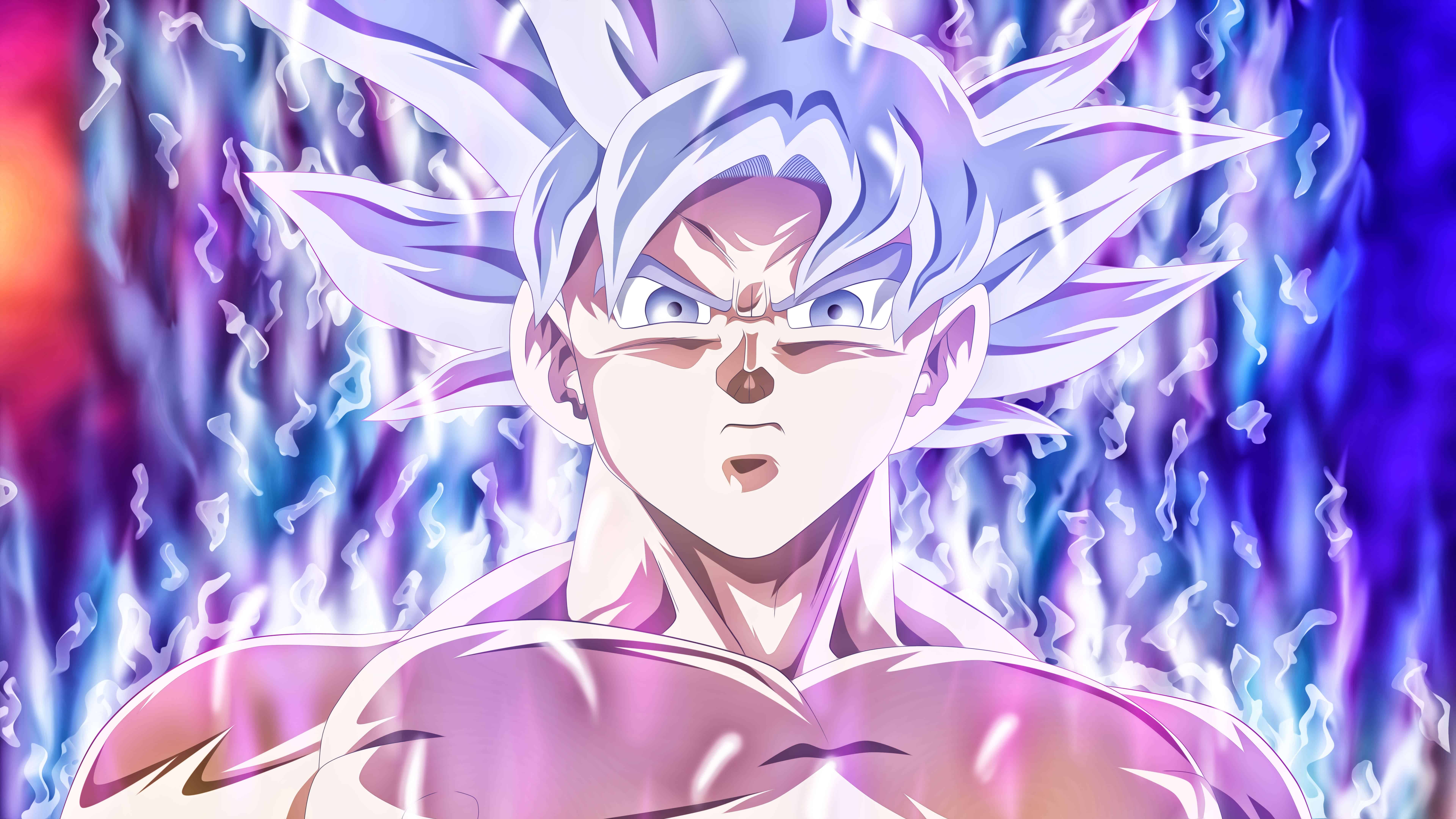 7680x4320 Dragon Ball Goku Mastered Ultra Instinct UHD 8K Wallpaper, Desktop