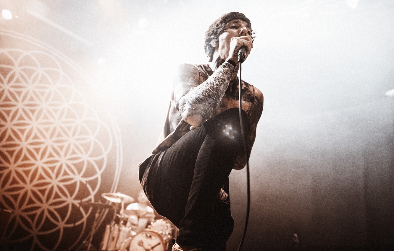 1340x850 Wallpaper singer, Oliver Sykes, Bring me the Horizon image for desktop, section музыка, Desktop