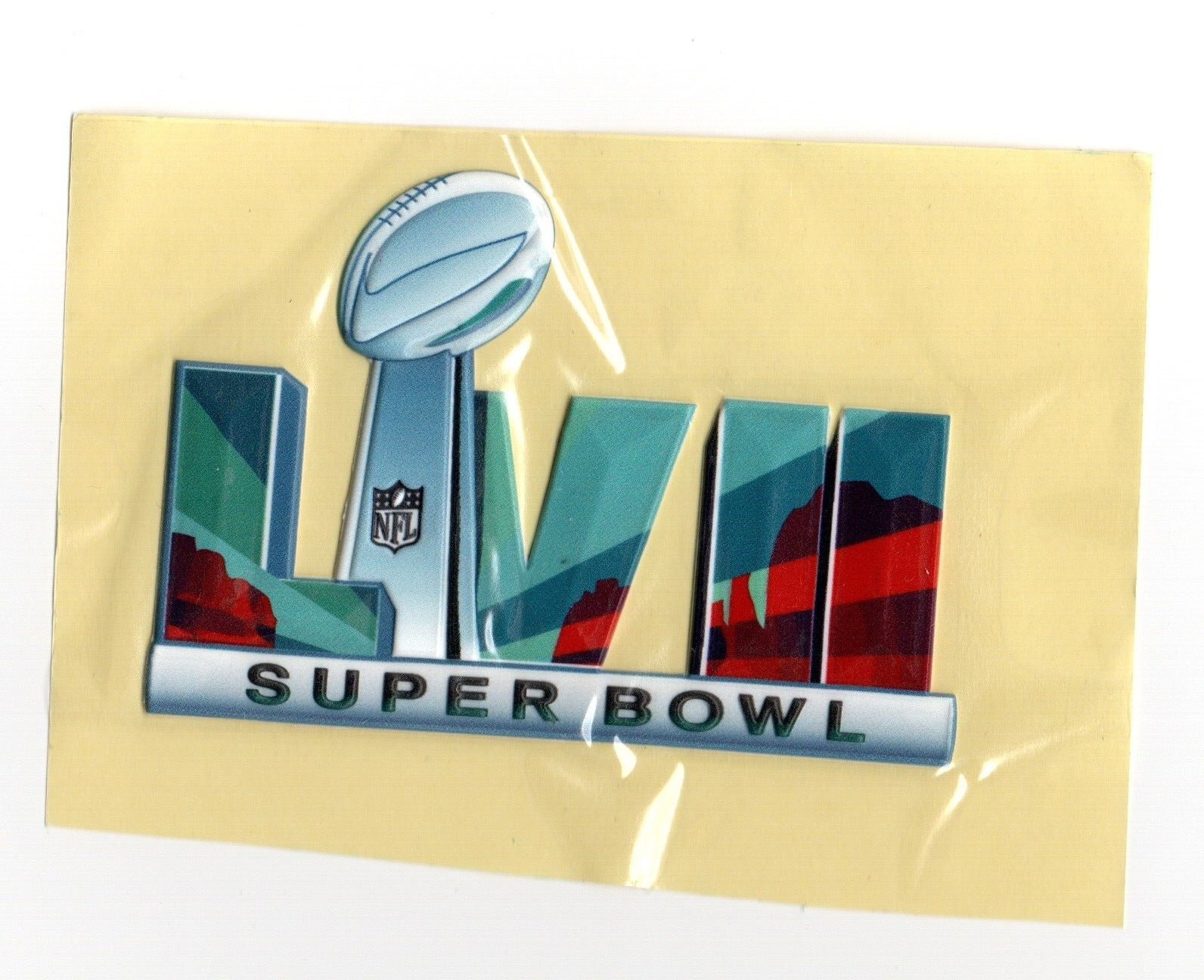 1600x1300 SUPER BOWL LVII SB 57 2 12 2023 STATE FARM STADIUM AZ⭐PLASTIC⭐ Iron On PATCH, Desktop