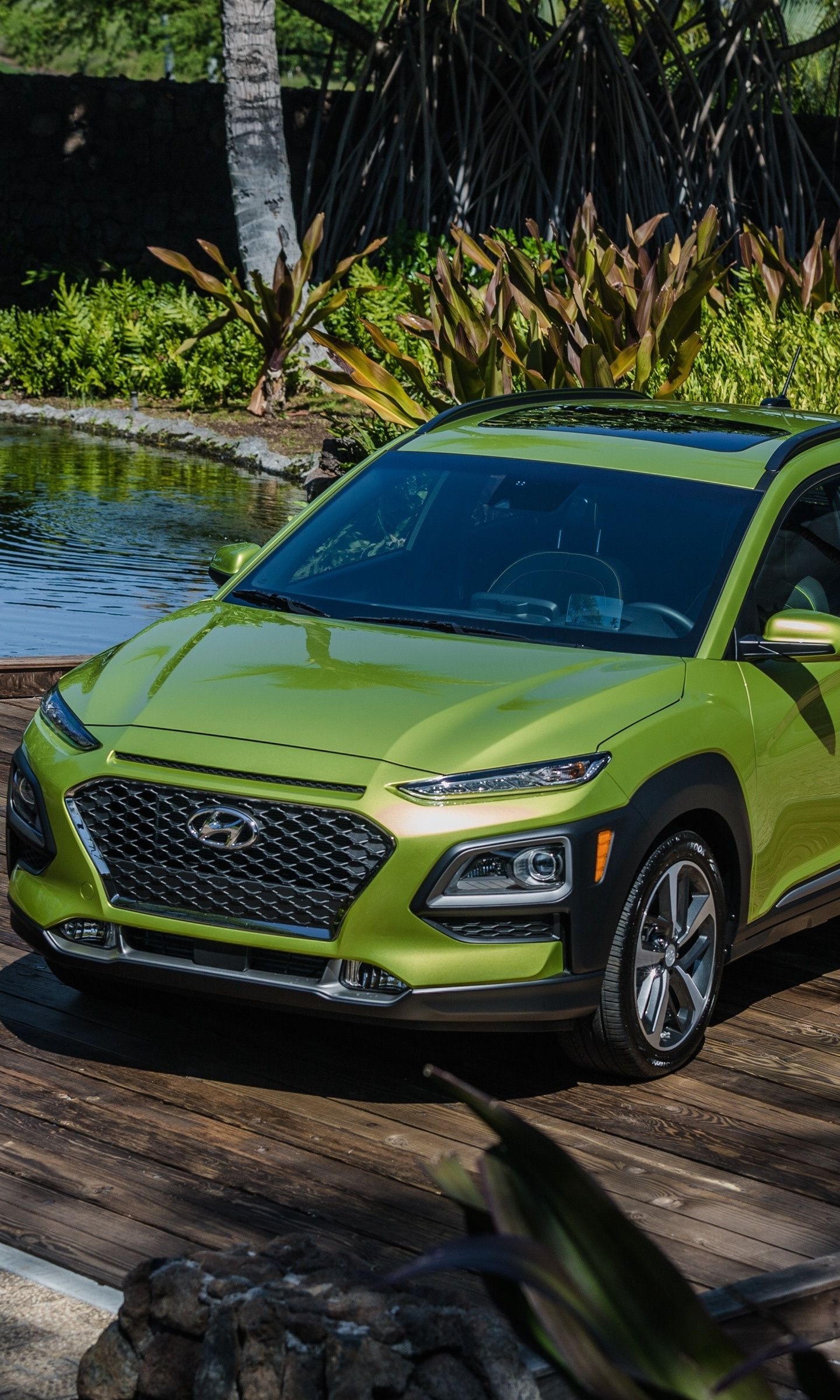 1440x2400 Download 1440x2560 wallpaper compact suv, hyundai kona, qhd, Phone