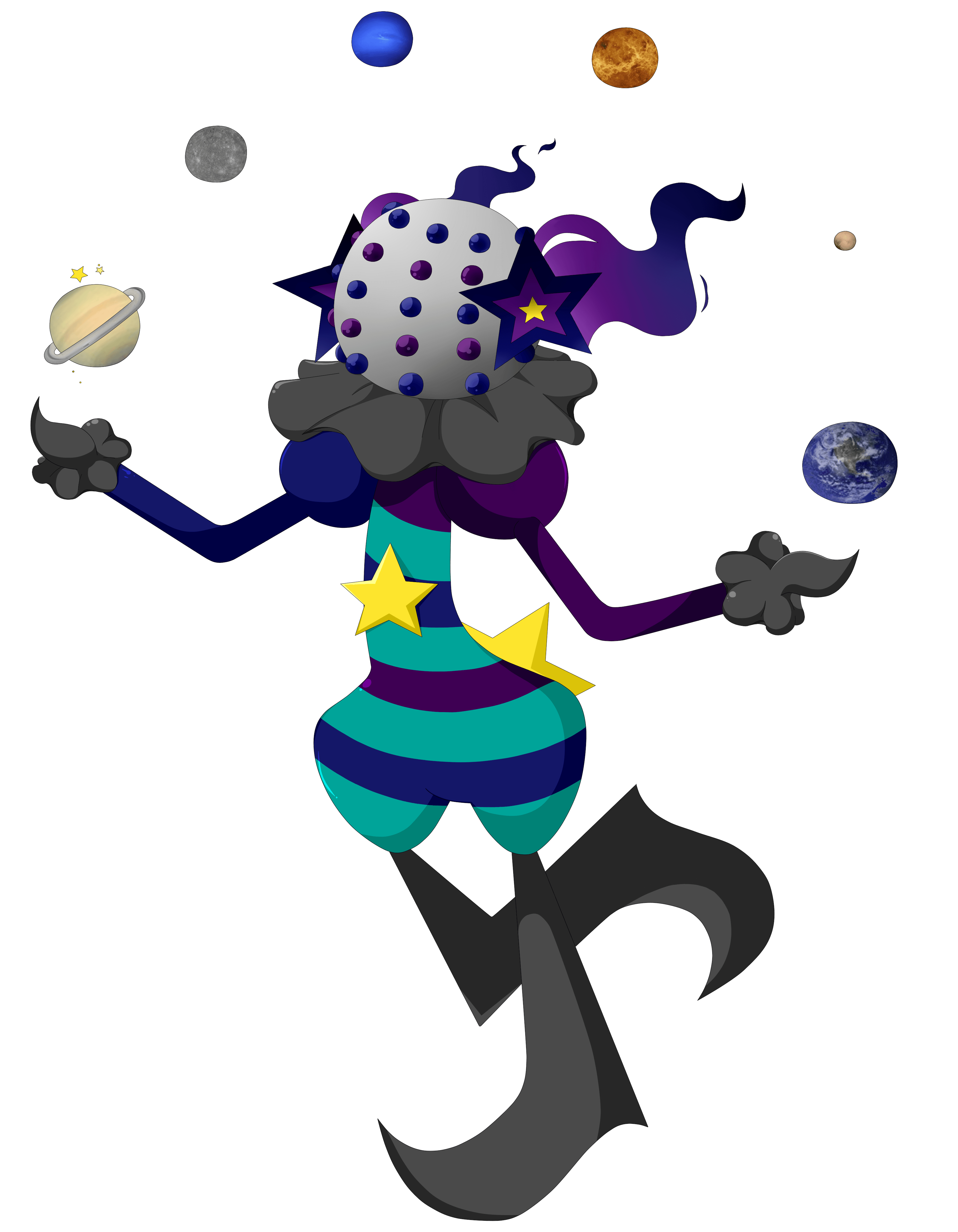 3500x4500 Blacephalon x cosmog fusion on Toyhouse, Phone