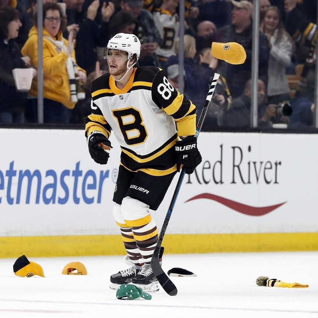 1080x1080 David Pastrnak is the sixth player in NHL history to have three or more hat tricks in one season. Phot. Boston bruins hockey, Usa today sports, Nhl, Phone