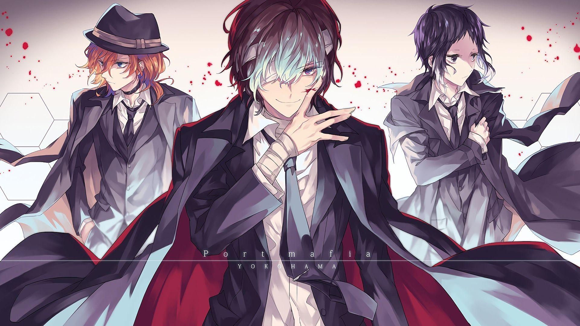 1920x1080 Italian Mafia's Anime with Guns. Port Mafia, Bungo Stray Dogs, Desktop