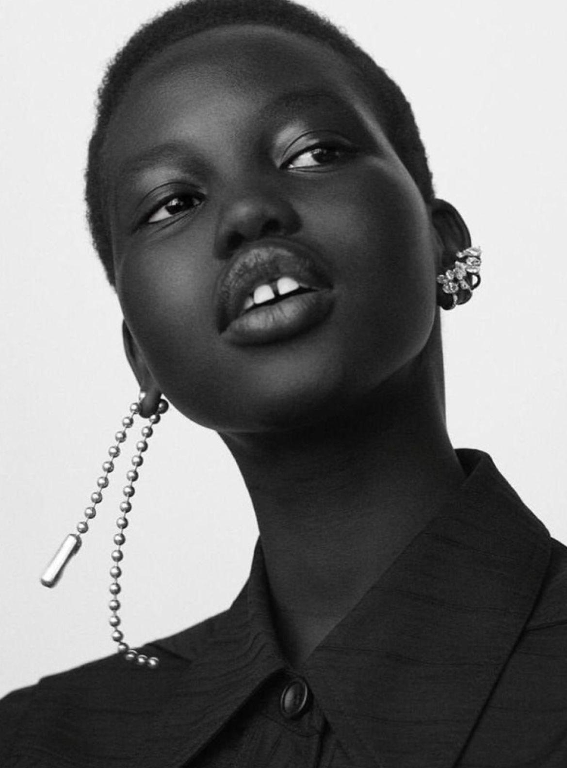 1170x1590 Adut Akech. Ear Party. Models, Girls and Black, Phone