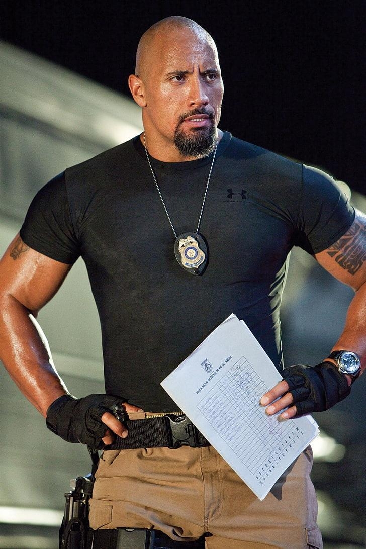 730x1100 HD wallpaper: Dwayne Johnson, Fast and Furious, men, movies, adult, Phone