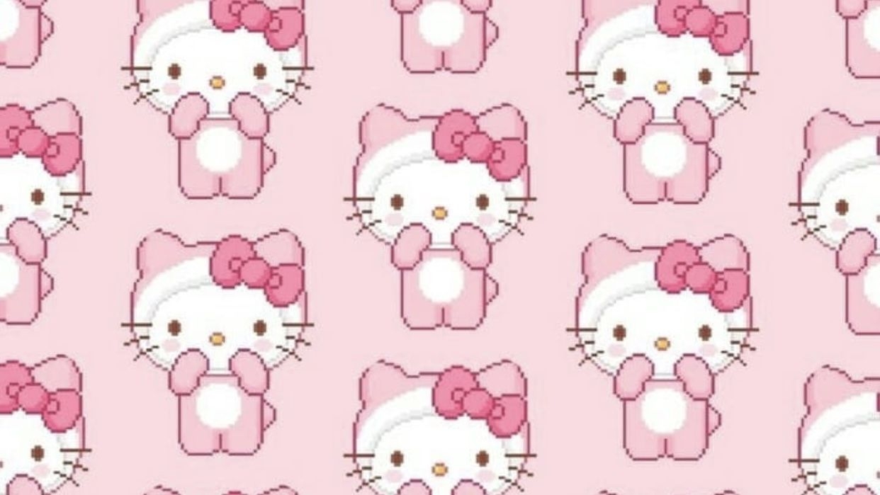 1250x700 Pink Hello Kitty Wallpaper Desktop. Hello kitty wallpaper, Hello kitty aesthetic, Kitty wallpaper, Desktop