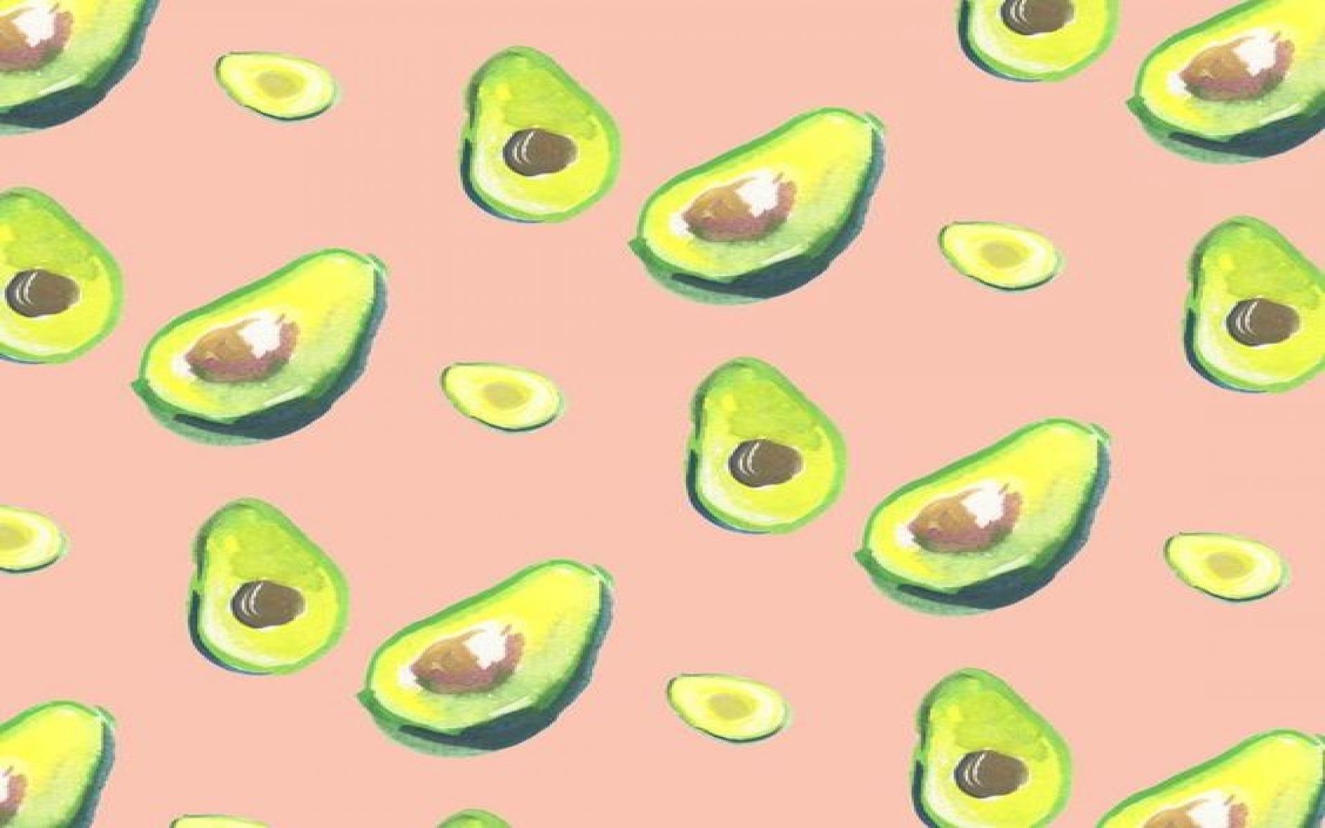 1920x1200 Aesthetic Cute Wallpaper Avocado, Desktop