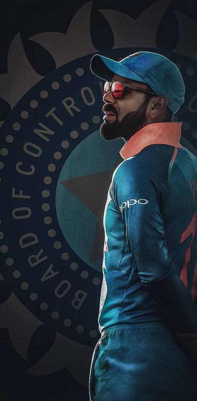 630x1280 Download Virat Kohli HD Blue Cap Wallpaper, Phone