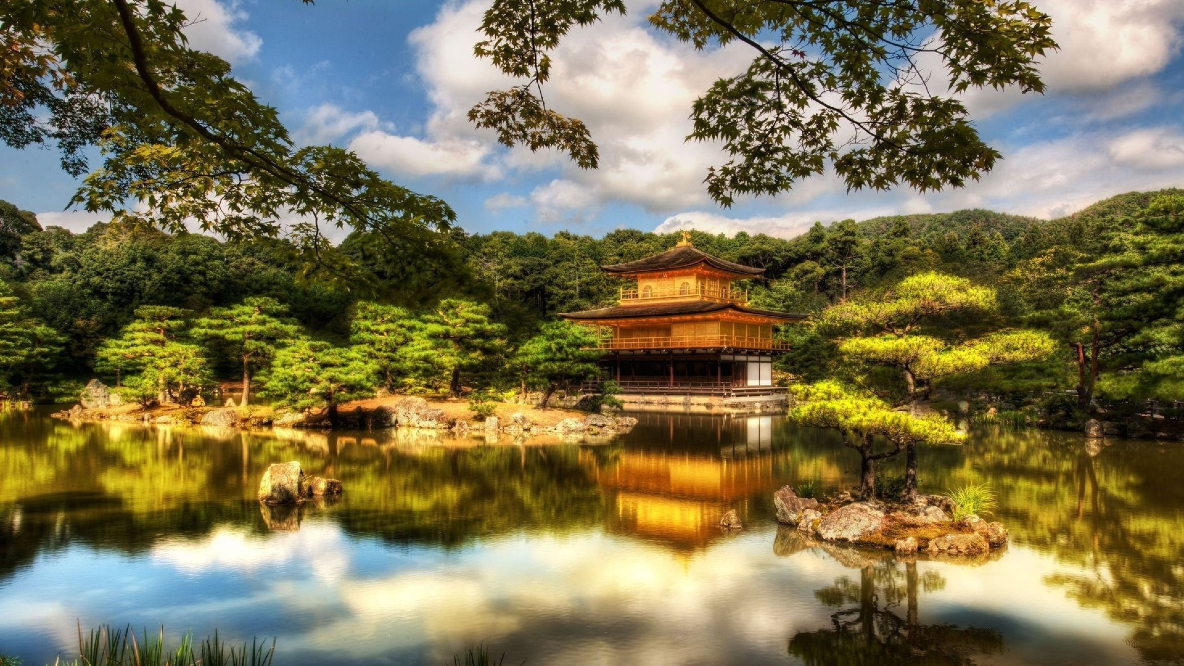 3840x2160 Japanese Garden Wallpaper 4K, Desktop