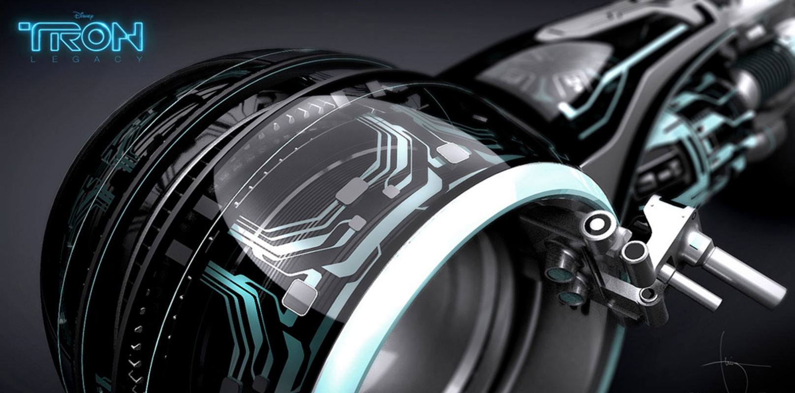 1620x800 Tron Wallpaper Bike HD Legacy Light Cycle Still Wallpaper & Background Download, Dual Screen