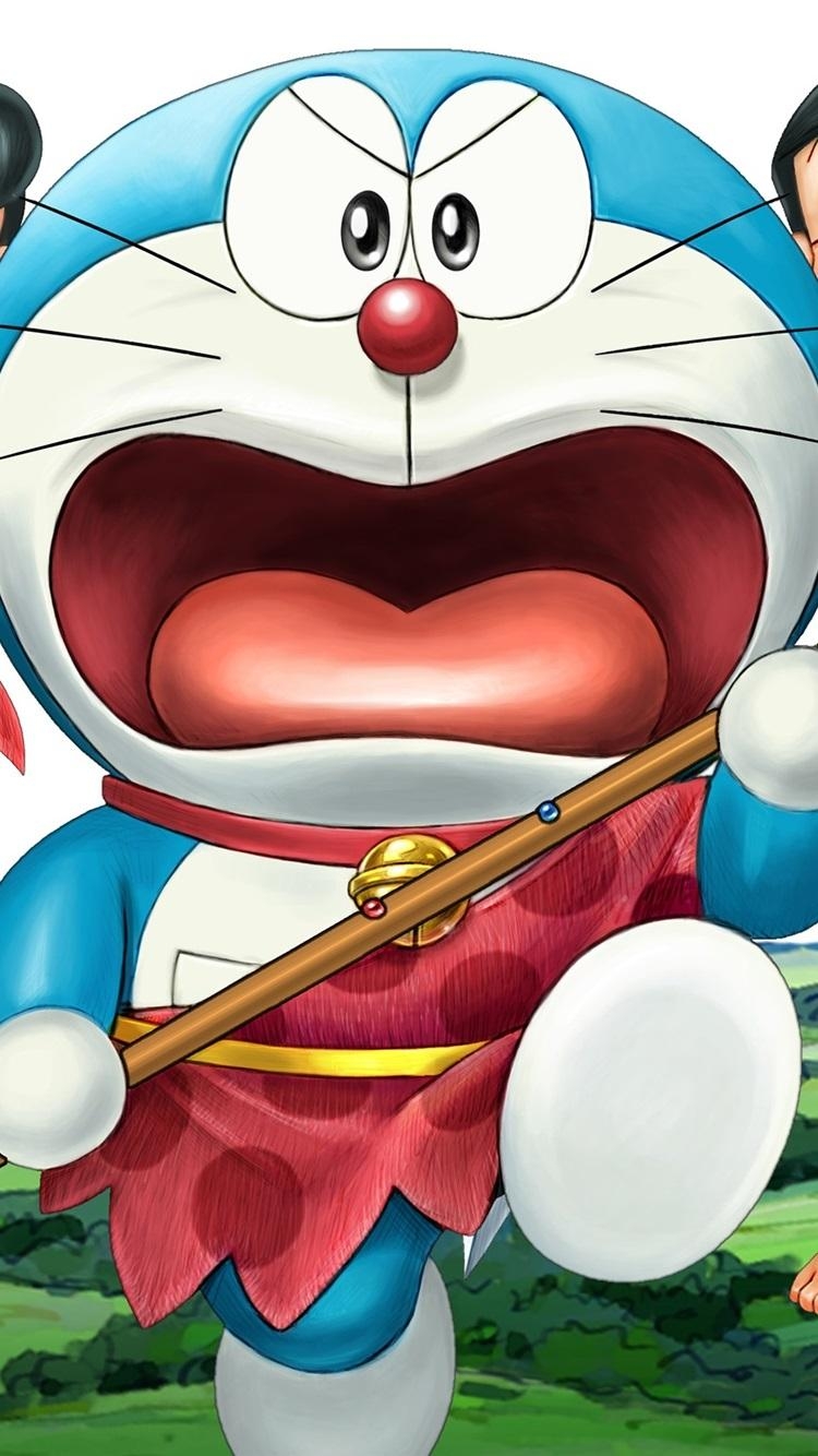 750x1340 Wallpaper Doraemon, primitive 2880x1800 HD Picture, Image, Phone