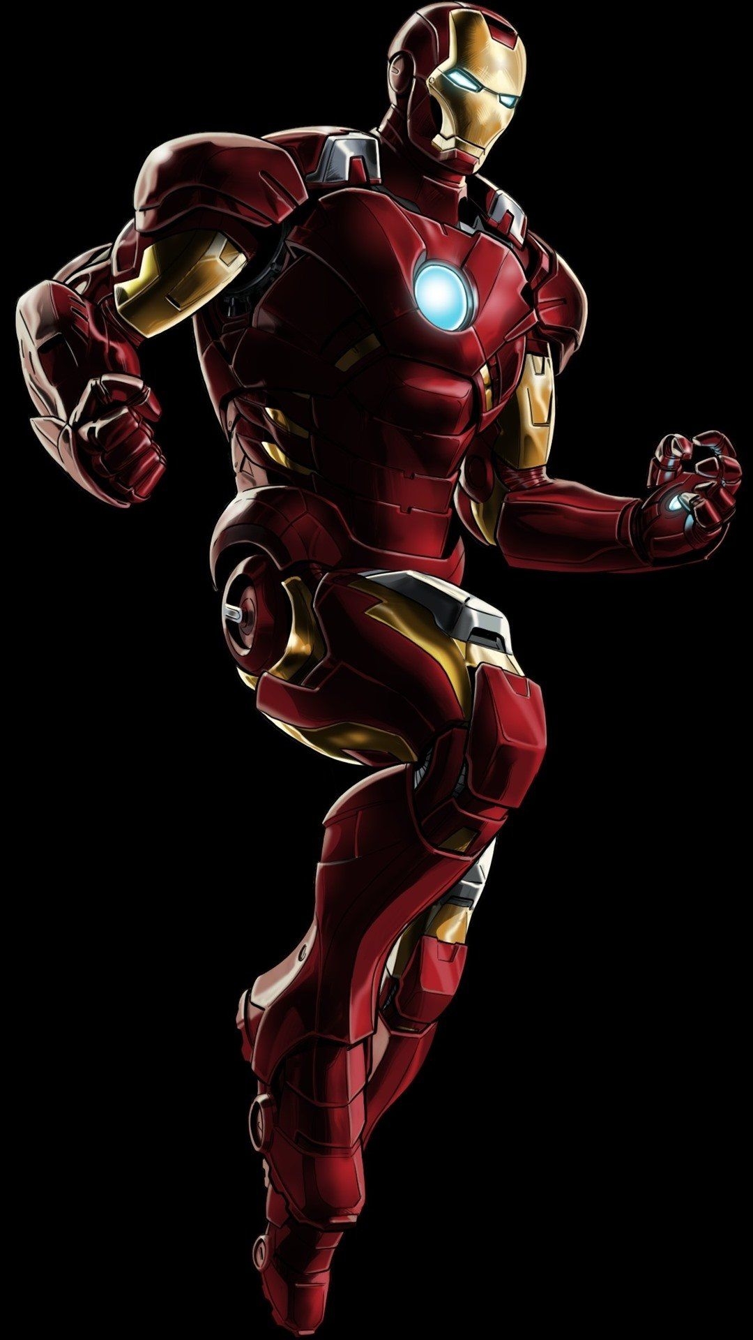 1080x1920 iPhone Black Full HD Iron Man Wallpaper, Phone