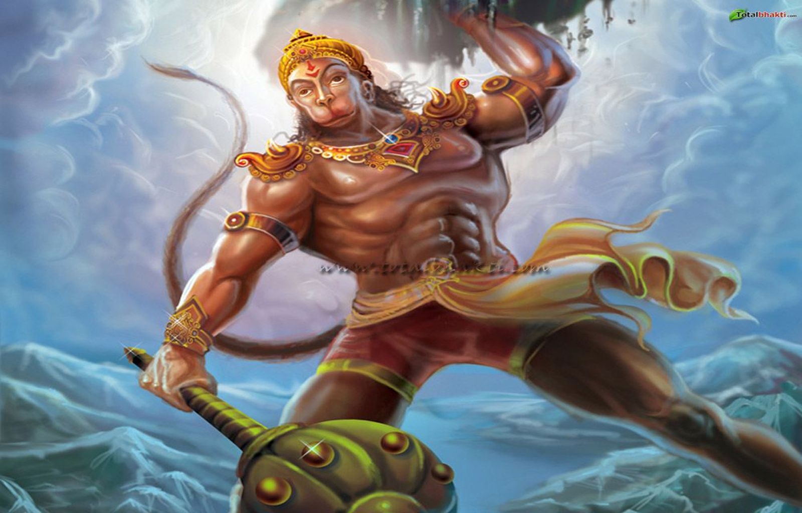 1600x1030 Angry Hanuman HD Wallpaper, Desktop