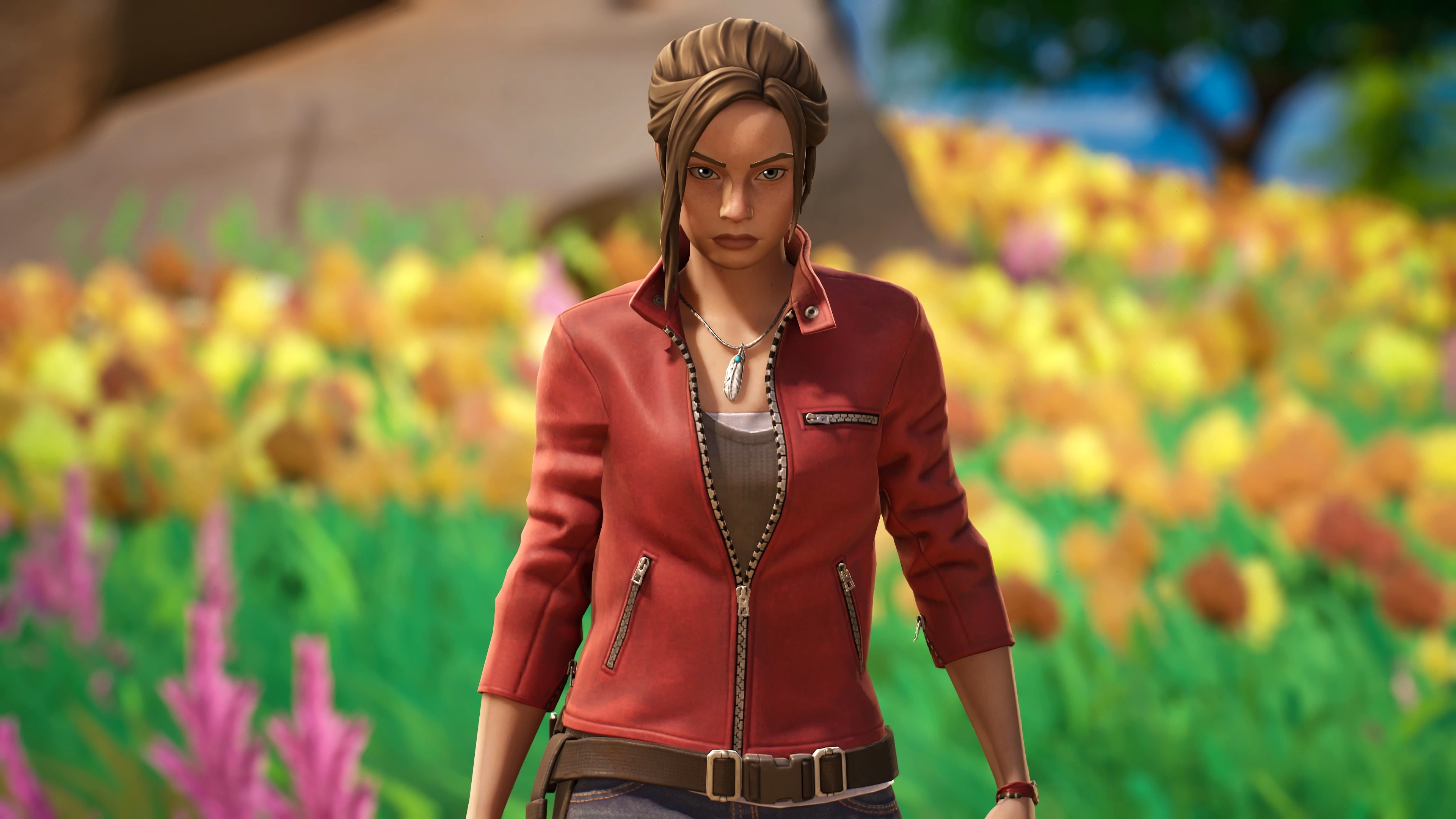 3840x2160 Claire Redfield Fortnite wallpaper, Desktop