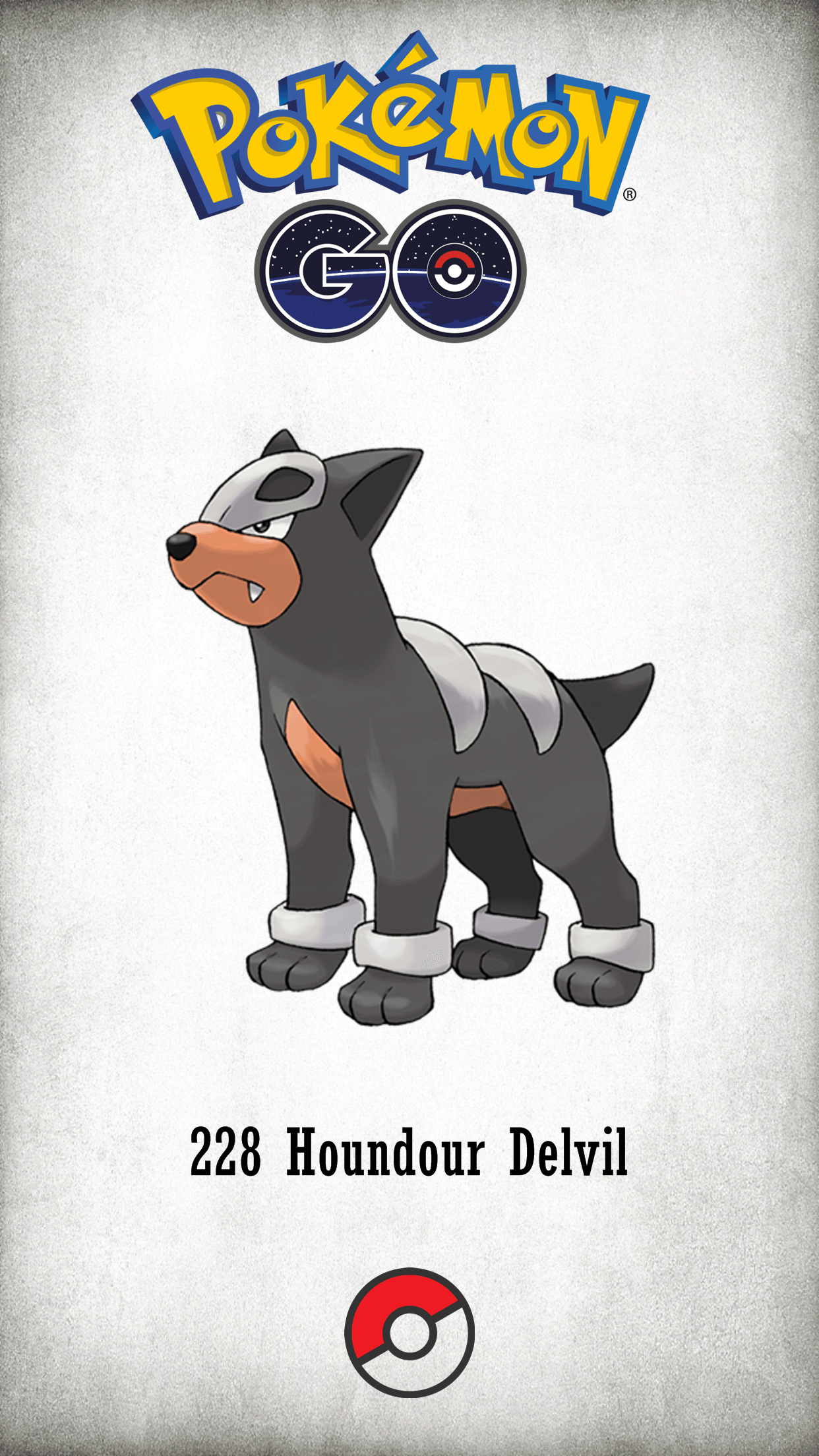 1250x2210 Character Houndour Delvil, Phone