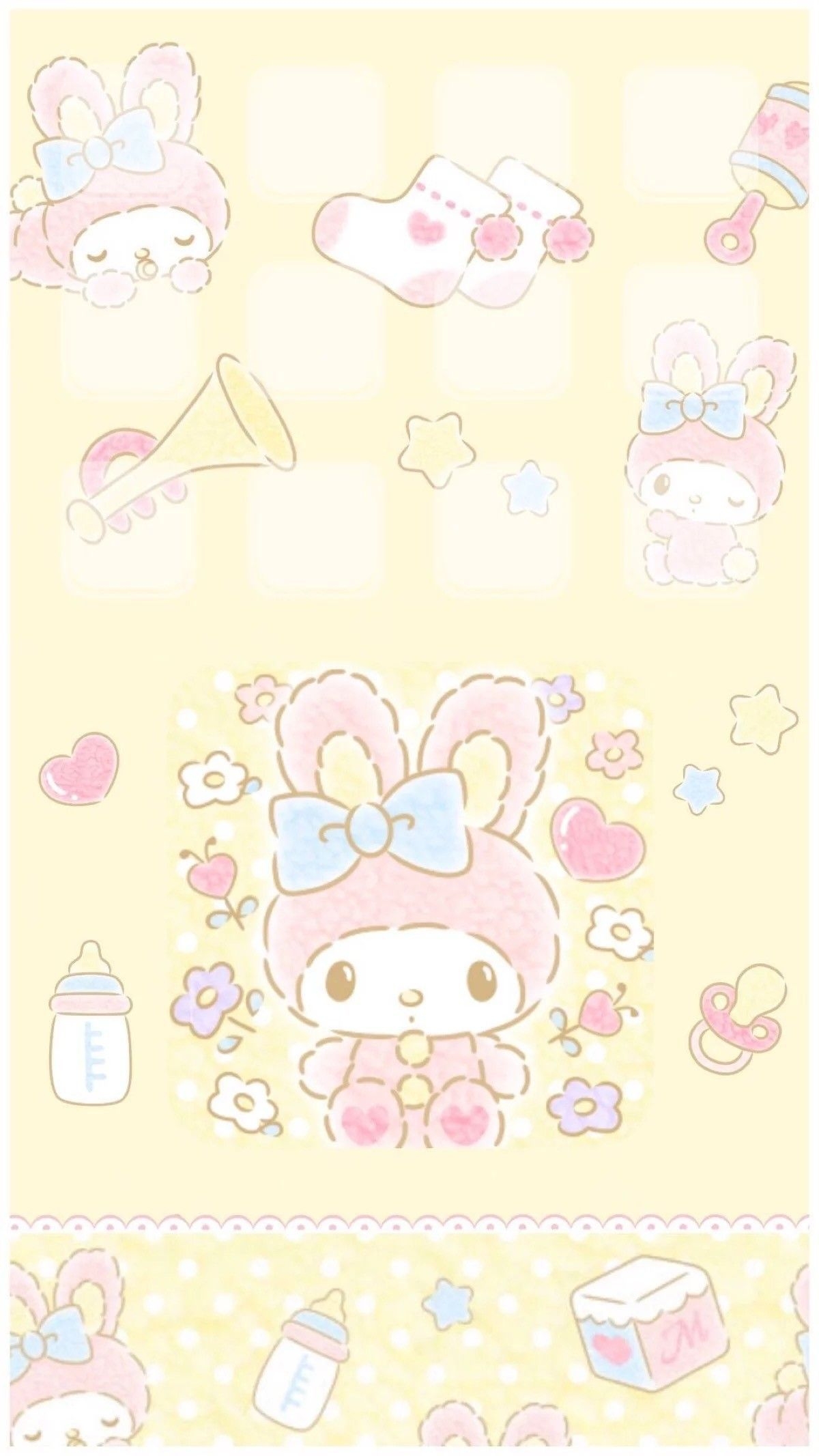 1200x2140 My Melody. My melody wallpaper, Melody hello kitty, Hello kitty my melody, Phone