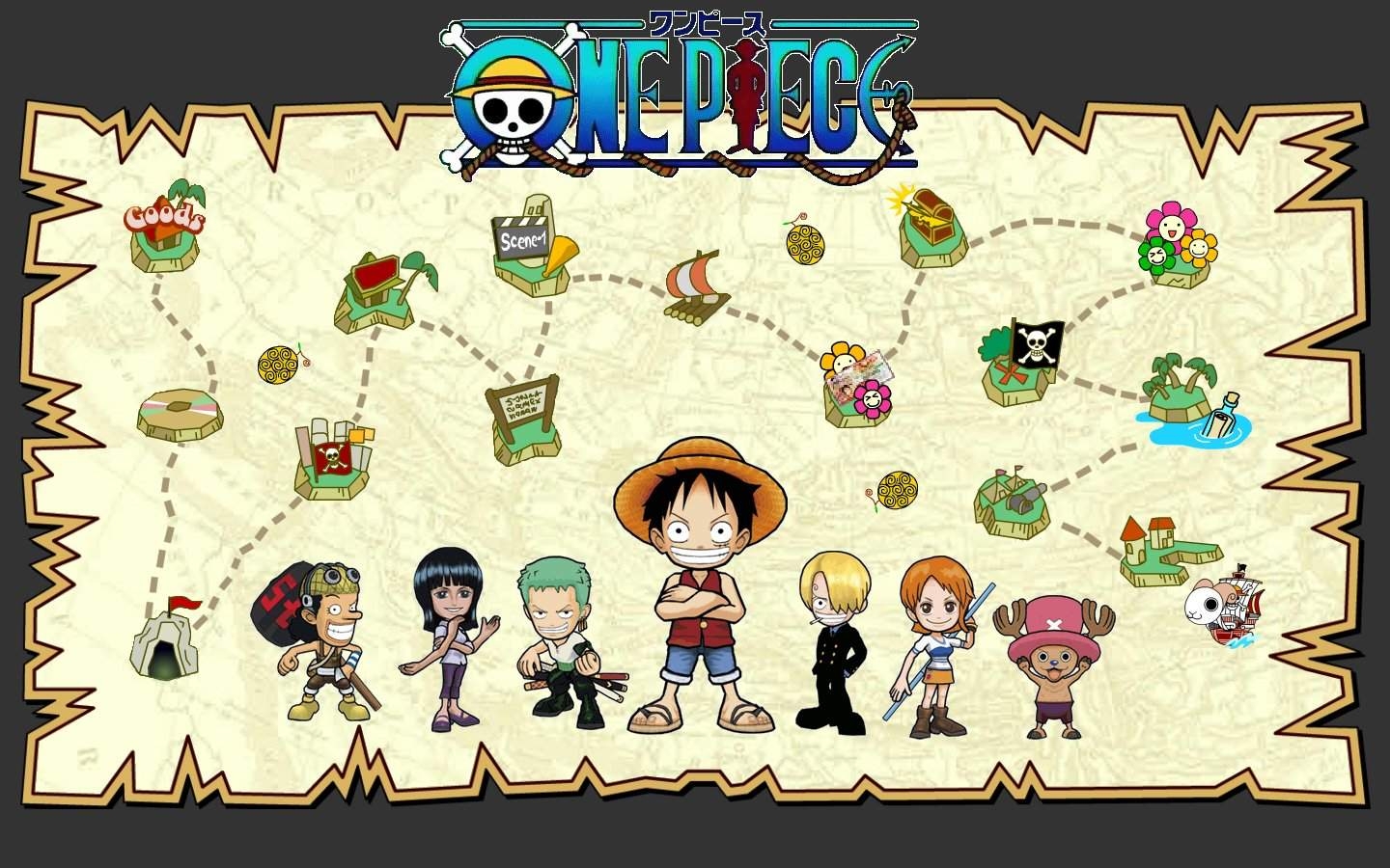 1440x900 One Piece Chibi HD Image. Download High Quality Resolution, Desktop