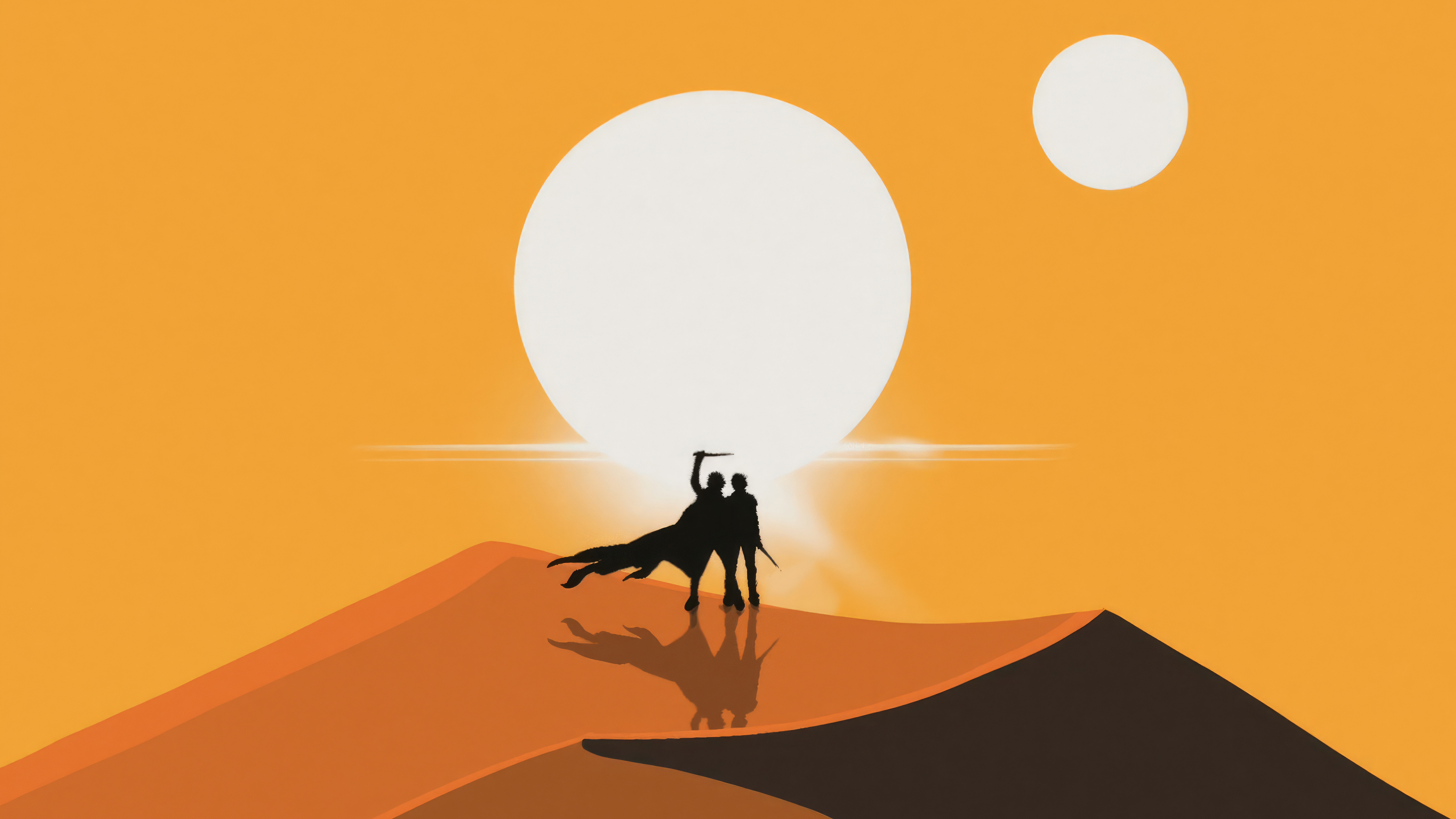 5120x2880 Dune Part Two Minimal 5k Wallpaper, HD, Desktop