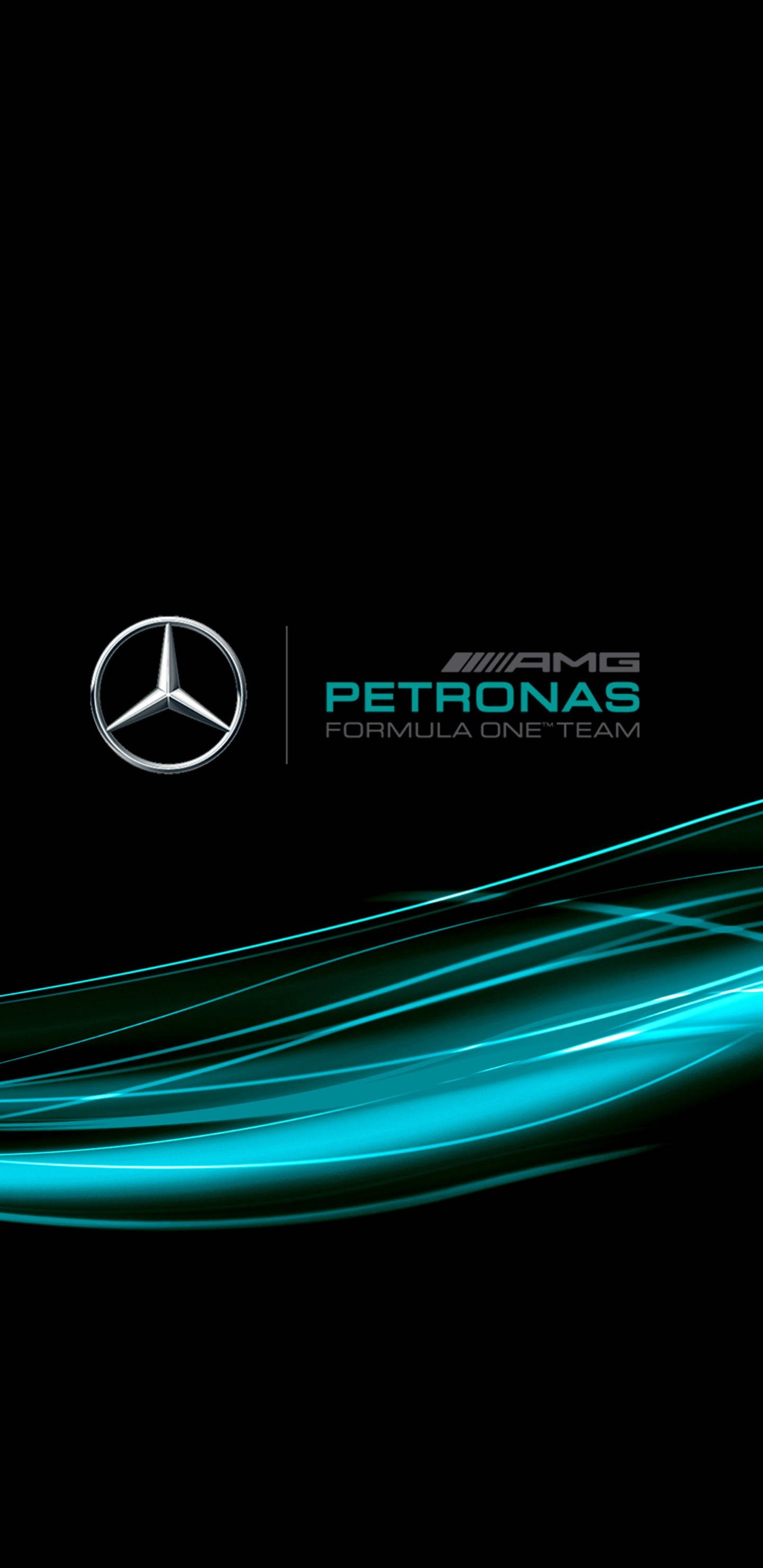 1440x2960 Download F1 Amg Petronas Logo Art iPhone Wallpaper, Phone