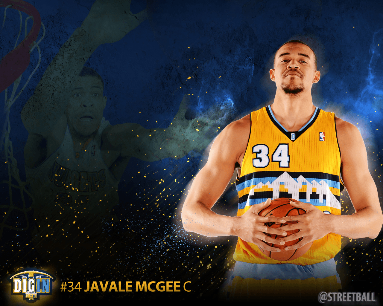 1280x1030 javale mcgee. JaVale McGee Denver Nuggets Wallpaper. Javale, Desktop