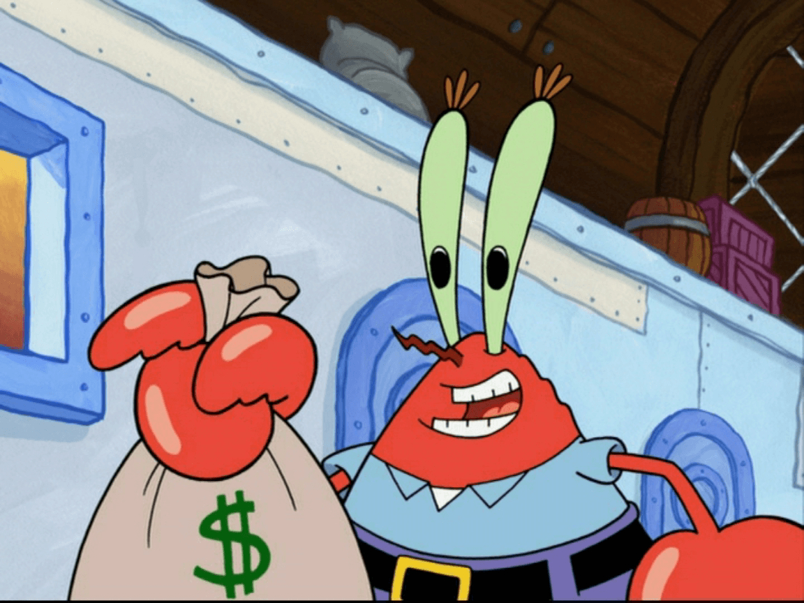 1160x870 Mr Krabs And Money.png, Desktop