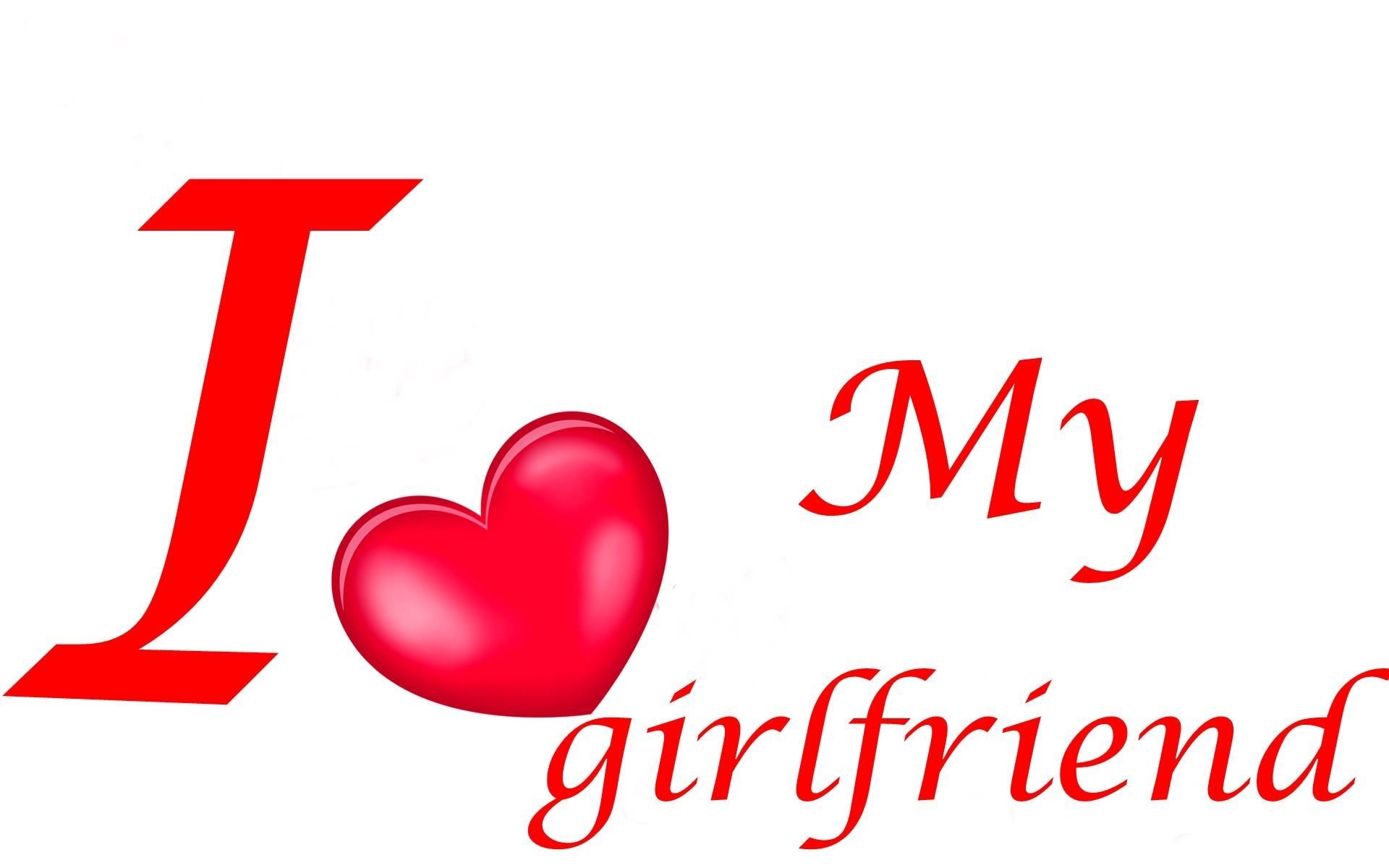 1920x1200 I Love My Girl Friend Wallpaper, Desktop