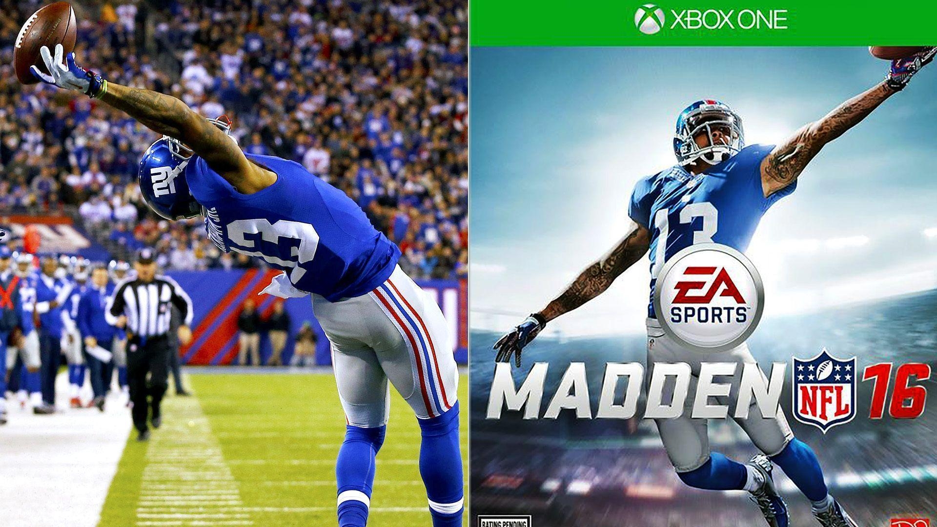 1920x1080 Odell Beckham Jr. Makes Another One Handed Catch In Madden 16, Desktop