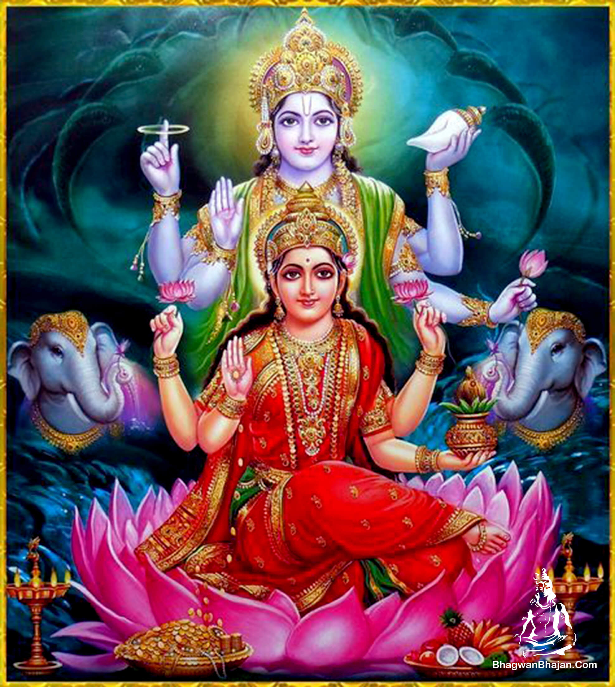 1980x2210 Bhagwan Vishnu And- Lakshmi Ji HD Wallpaper Narayan Wallpaper & Background Download, Phone