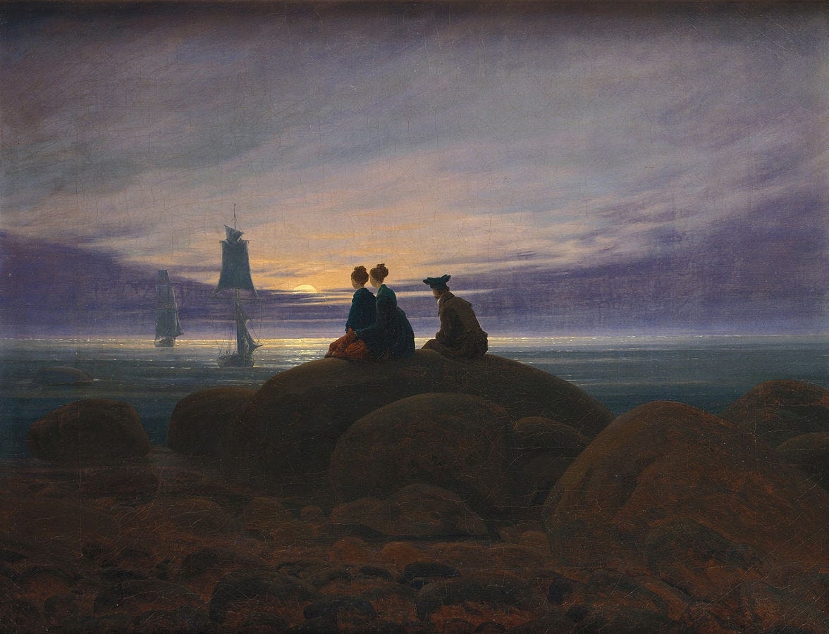 1180x900 How to Read Paintings: Wanderer above the Sea of Fog by Caspar David Friedrich. by Christopher P Jones, Desktop