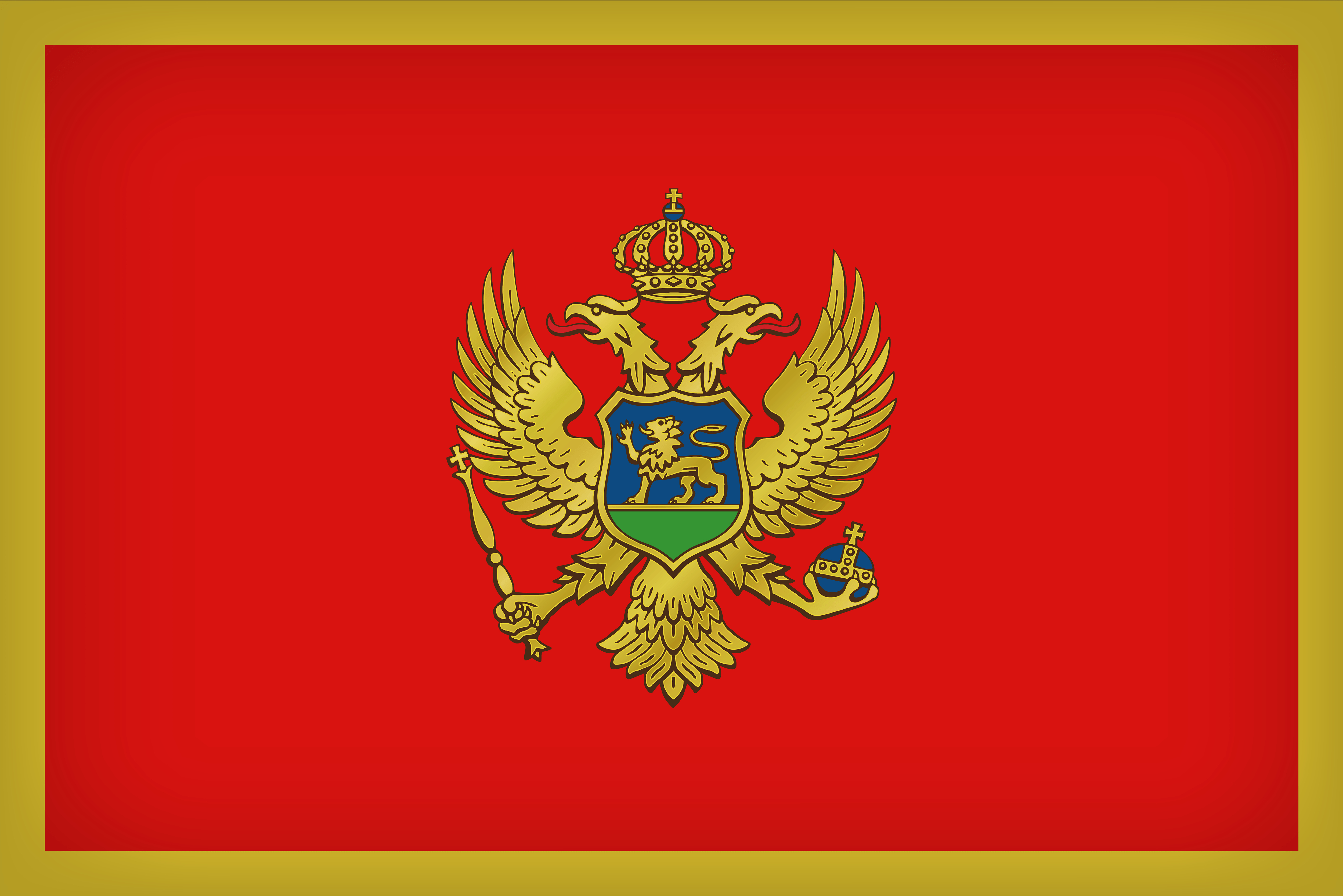 5000x3340 Montenegro Large Flag Quality Image, Desktop