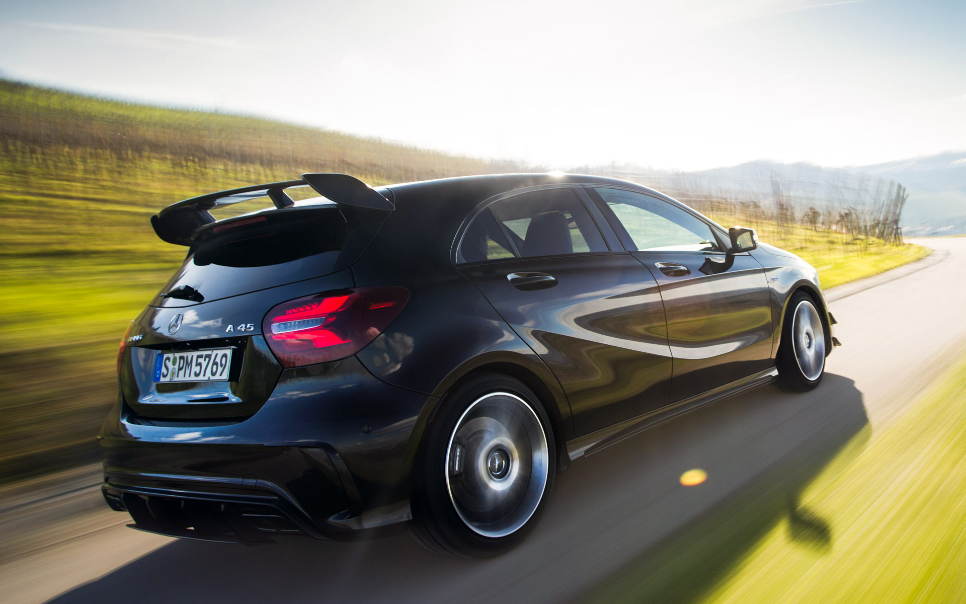 1920x1200 Mercedes Benz A45 Amg, 2017 Cars, 4matic, W Road, A 45 Amg 2017, Desktop