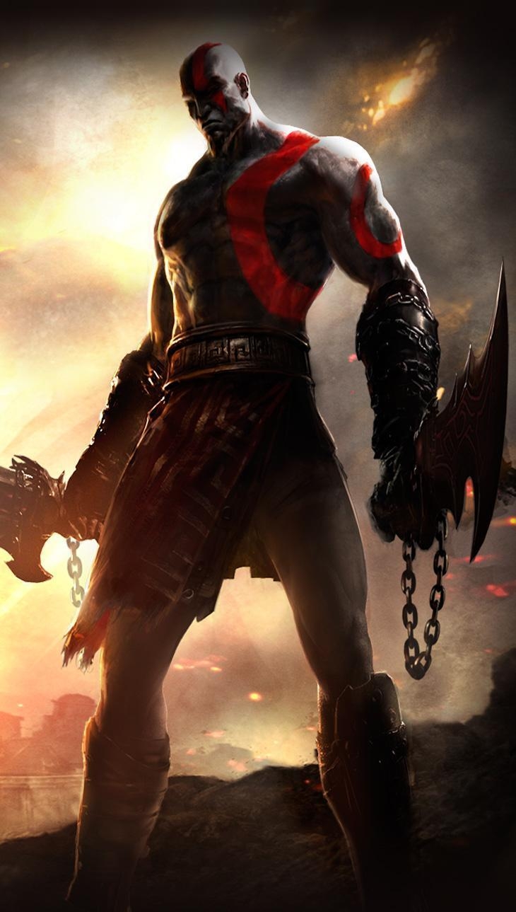 730x1290 God of War Wallpaper HD for Android, Phone