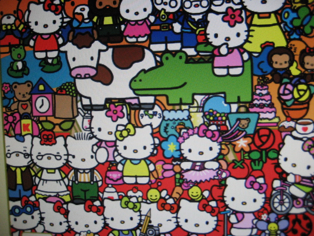 1030x770 Hello Kitty Collage, Desktop