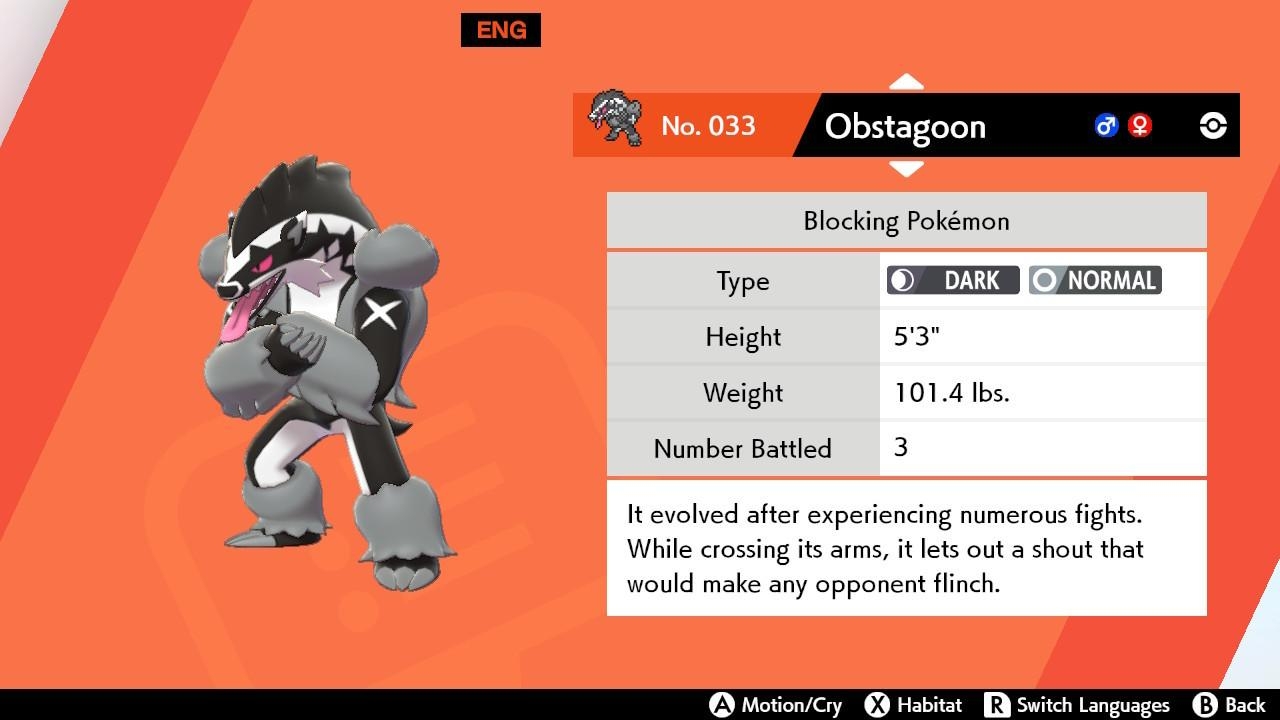 1280x720 Pokemon Sword & Shield: Evolve Linoone Into Obstagoon, Desktop