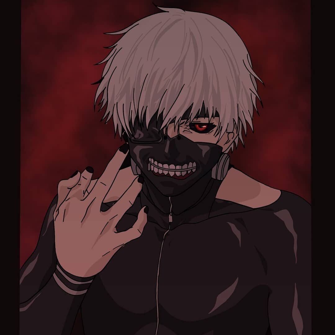 1080x1080 Ken Kaneki. (from Tokyo Ghoul), Phone