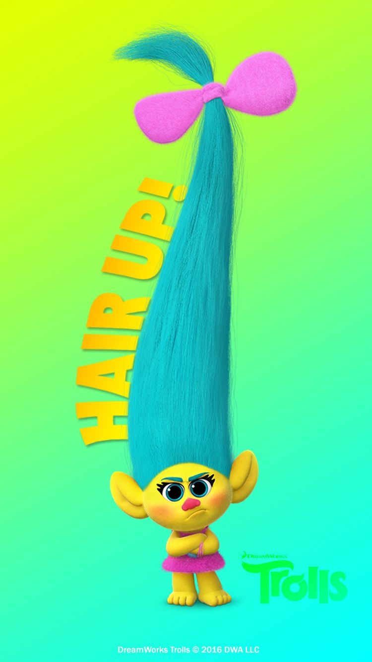 750x1340 Yellow Troll From Trolls, Phone